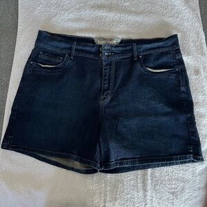 Levi’s Women's Dark Blue Denim Shorts 16